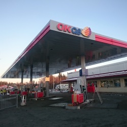 OKQ8 Västeras, Hallsta Gardsgata, Schweden