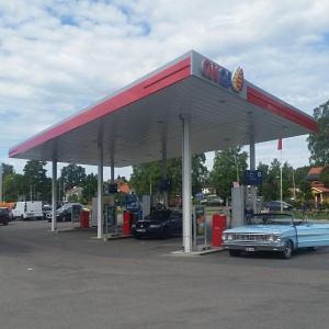 OKQ8 Ludvika, Snöåvägen, Schweden